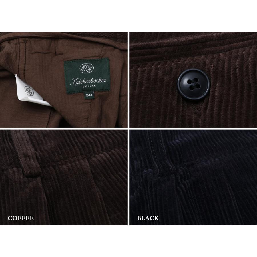 KNICKERBOCKER ニッカーボッカー Canal Pleated Corduroy Cotton Pant