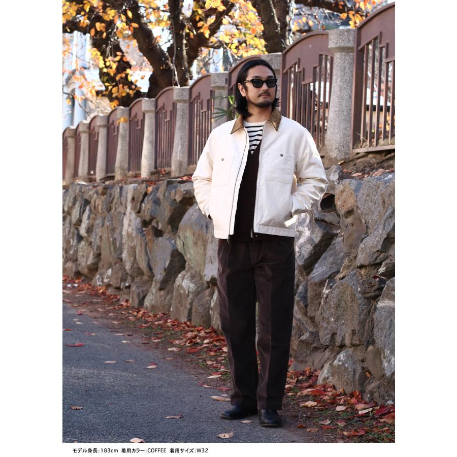 KNICKERBOCKER ニッカーボッカー Canal Pleated Corduroy Cotton Pant