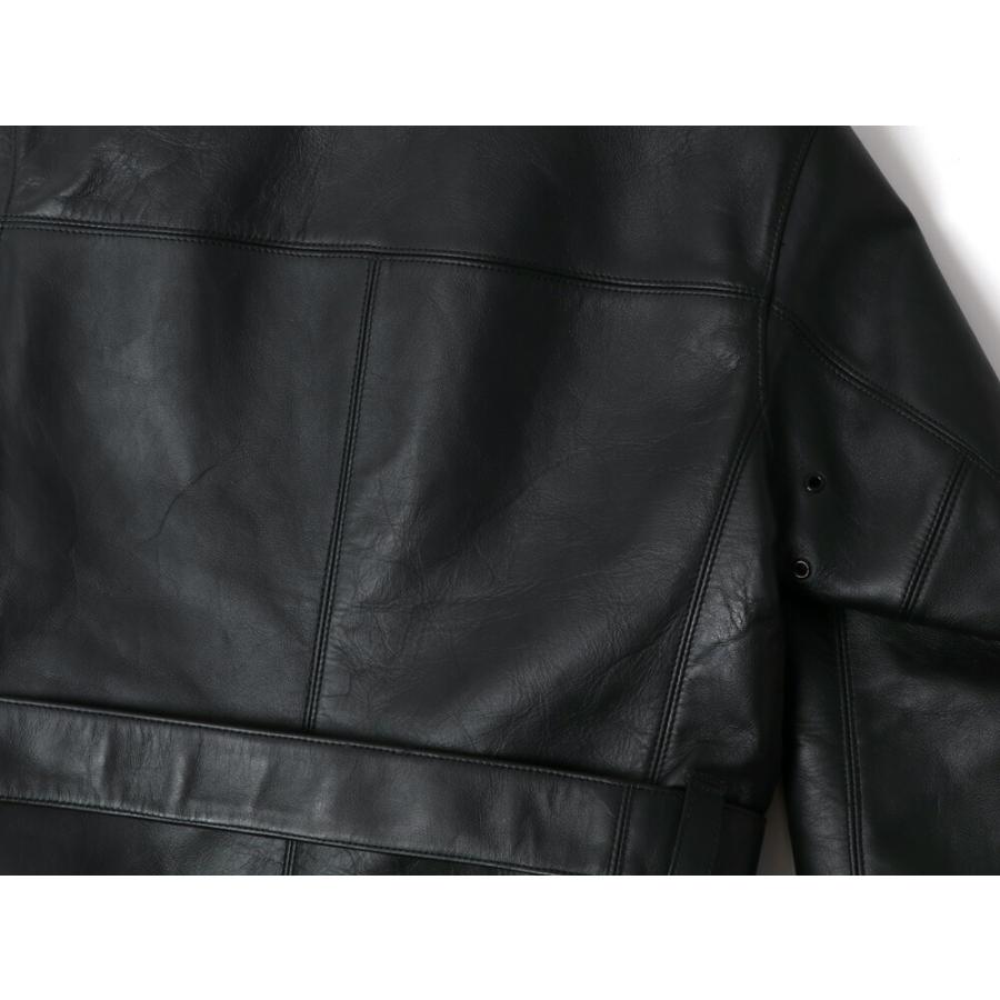 ゴア ビッグフードゴートレザージャケット シングル Y2K アーカイブ S ゴア ビッグフードゴートレザージャケット シングル Y2K