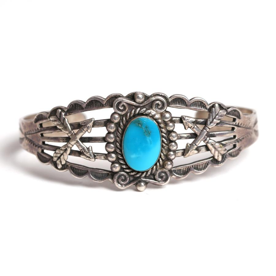 ナバホバングル　インディアンジュエリー　ビンテージ　R J ナバホバングル インディアンジュエリー ビンテージ R J ナバホ