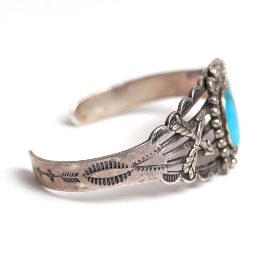 NAVAJO（ナバホ） 1940'sビンテージ クロスアロー×ターコイズ バングル