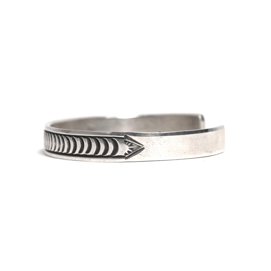 Rick Enriquez NAVAJO シルバーバングル ナバホ Navajo Rick Enriquez Silver Bangle No.1 ナバホ族 シルバー