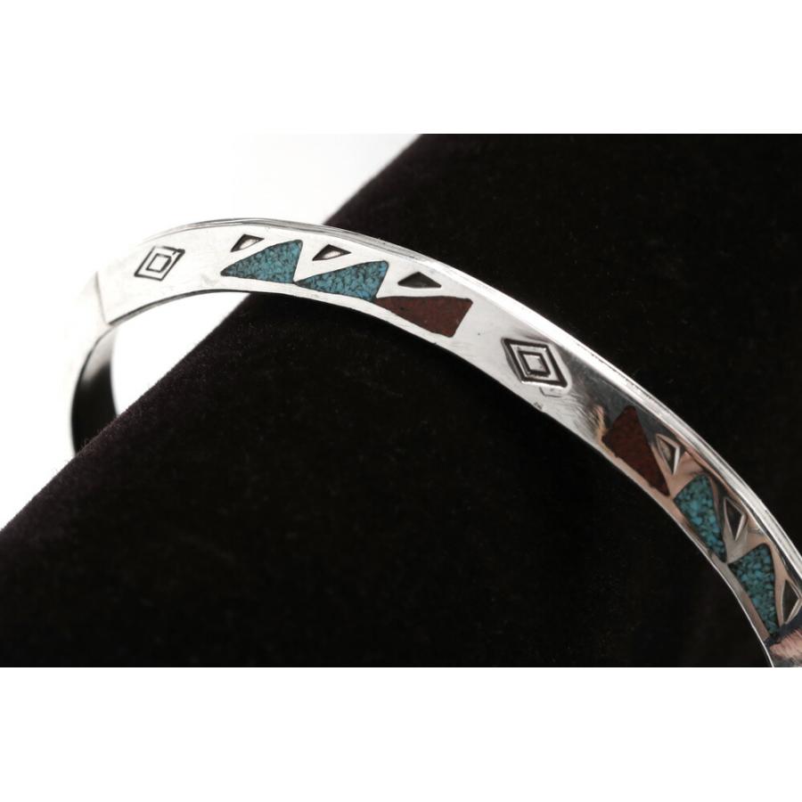 NAVAJO Raymond Begay(レイモンド ビゲイ) Chip Inlay Bangle NAVAJO Raymond Begay(レイモンド ビゲイ) Chip Inlay Bangle