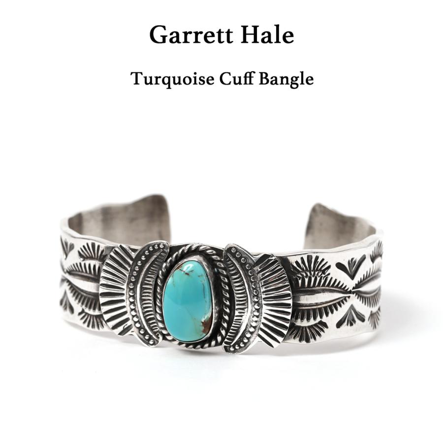 T*R様 ターコイズ シルバー カフバングル Garrett Hale ギャレット ヘイル Turquoise Cuff Bangle ターコイズ