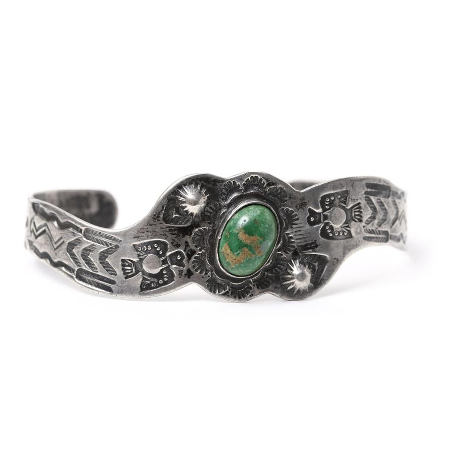 スネークバングル　インディアンジュエリーナバホ族ホピ　ビンテージヴィンテージ NAVAJO（ナバホ） 1930's~ Vintage Navajo Snakes Bangle シルバー