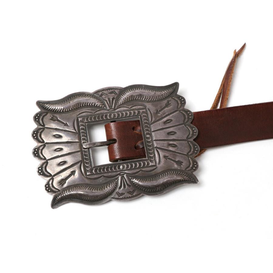 VINTAGE NAVAJO SILVER BUCKLE BELT ビンテージ ナバホ シルバー 