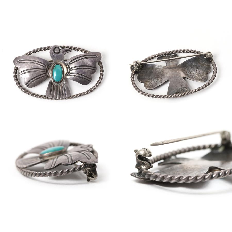 NAVAJO（ナバホ） 1930~50's Vintage Thunderbird Silver Pins