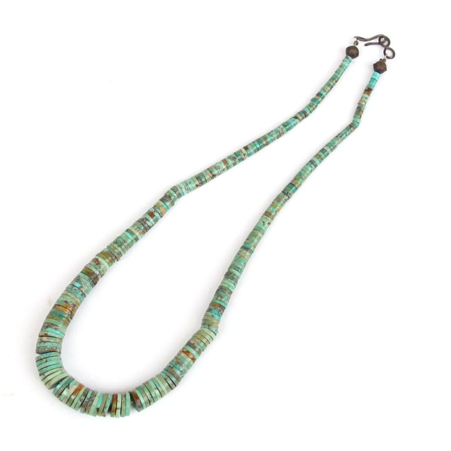 NAVAJO ナバホ族 アンティークビーズ ネックレス ターコイズ