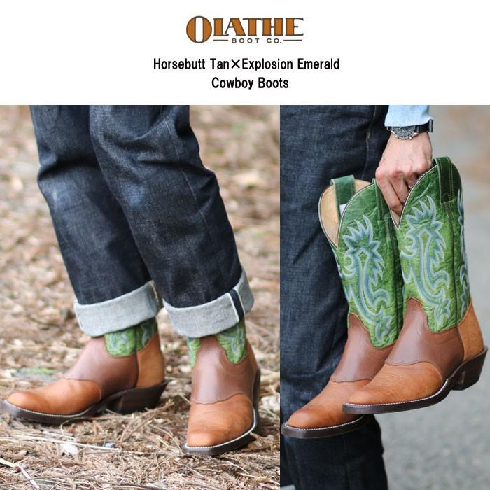 オレイサ アメリカ製 ウエスタンブーツ Olathe Western Boots 楽天市場】OLATHE BOOTオレイサ カウボーイブーツ ウエスタン