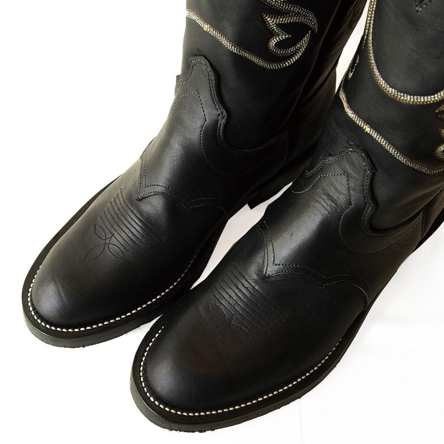 最大81%OFFクーポン OLATHE BOOT オレイサ Black Mule Black×Mule