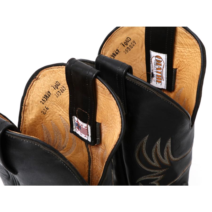 OLATHE BOOT オレイサ Cowboy Boots Mule Blackカウボーイブーツ OLATHE BOOT オレイサ Cowboy Boots Mule Blackカウボーイブーツ