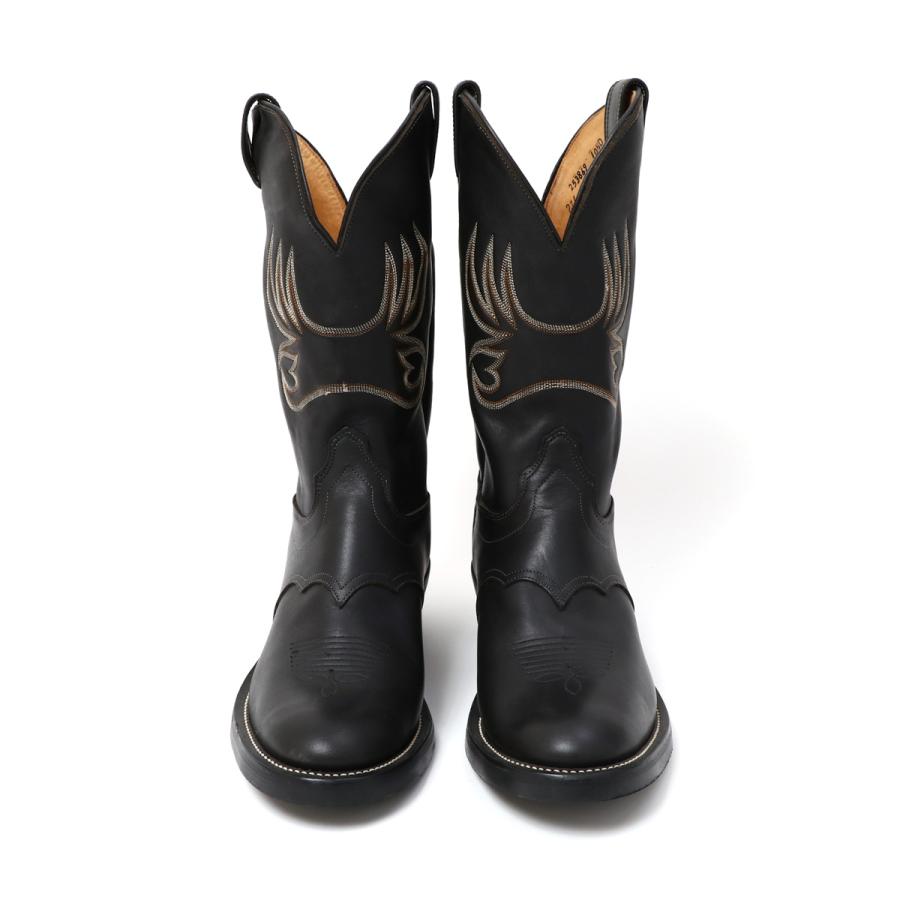 OLATHE BOOT オレイサ Cowboy Boots Mule Blackカウボーイブーツ