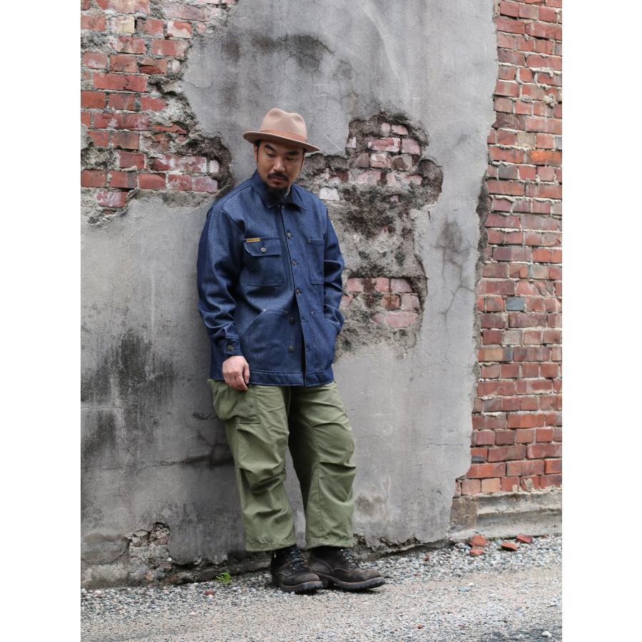 PRISON BLUES プリズンブルース 610 Denim Yard Coat デニムワークコート ヤードコート コート ワークコート  USA製 メンズ 作業着 作業服 デニムジャケット｜mavazishopping｜02