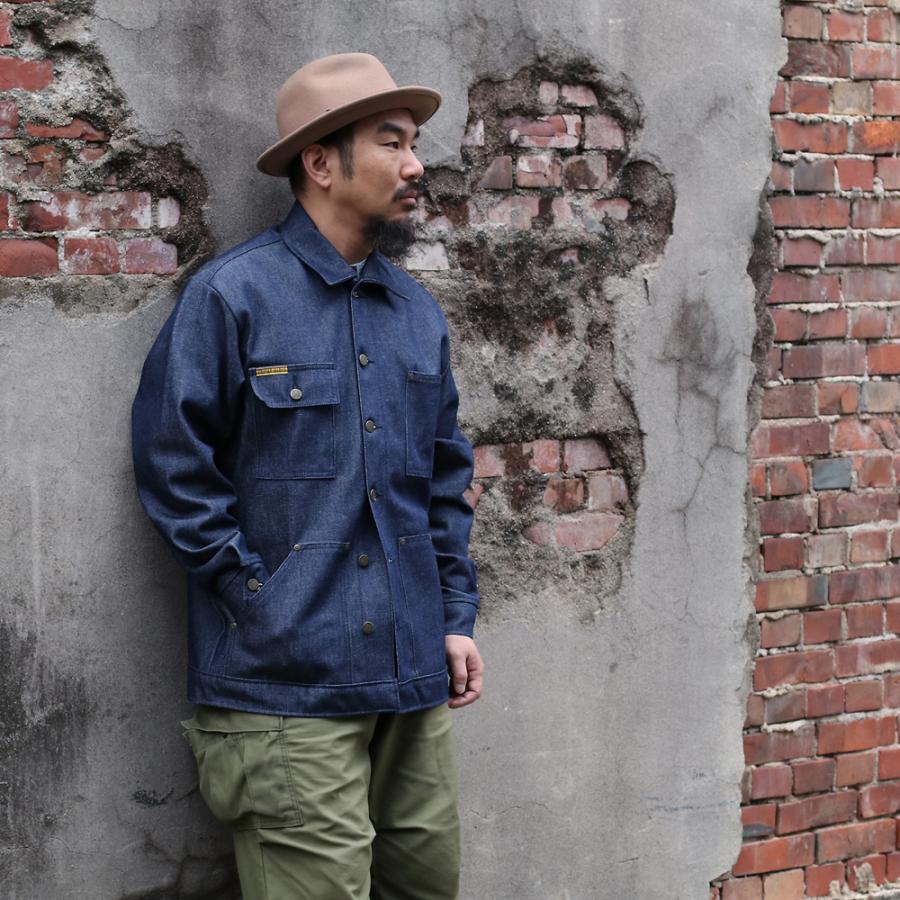 PRISON BLUES プリズンブルース 610 Denim Yard Coat デニムワークコート ヤードコート コート ワークコート  USA製 メンズ 作業着 作業服 デニムジャケット｜mavazishopping｜03