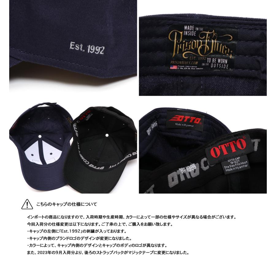 PRISON BLUES プリズンブルース755 Logo Baseball Cap ワークキャップ