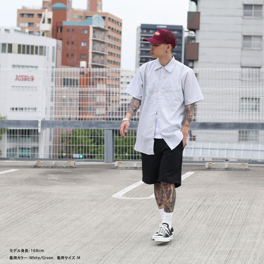 RED KAP レッドカップ #SP20 Short Sleeve Striped Work Shirt 半袖