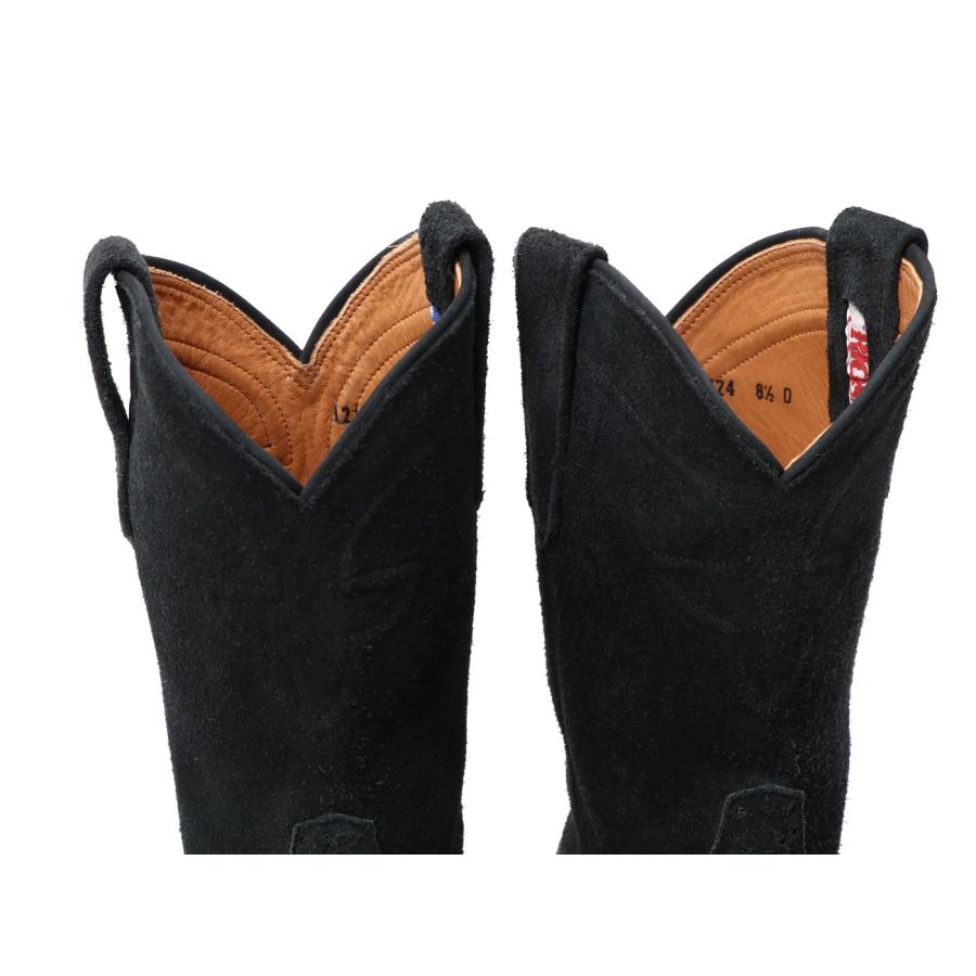 RIOS OF MERCEDES リオスオブメルセデス ROPER BOOTS BLACK SUEDE