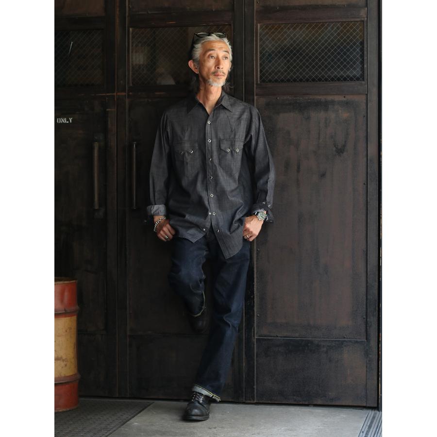 ぶ*る様 RANCHWEAR ランチウェア ウエスタンシャツブラック Rockmount Ranch Wear ロックマウント ランチウェア Custom Fit Black