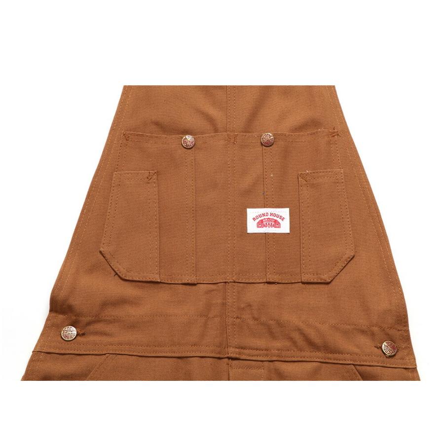ROUND HOUSE（ラウンドハウス） 裾上げ無料 オーバーオール ダック
