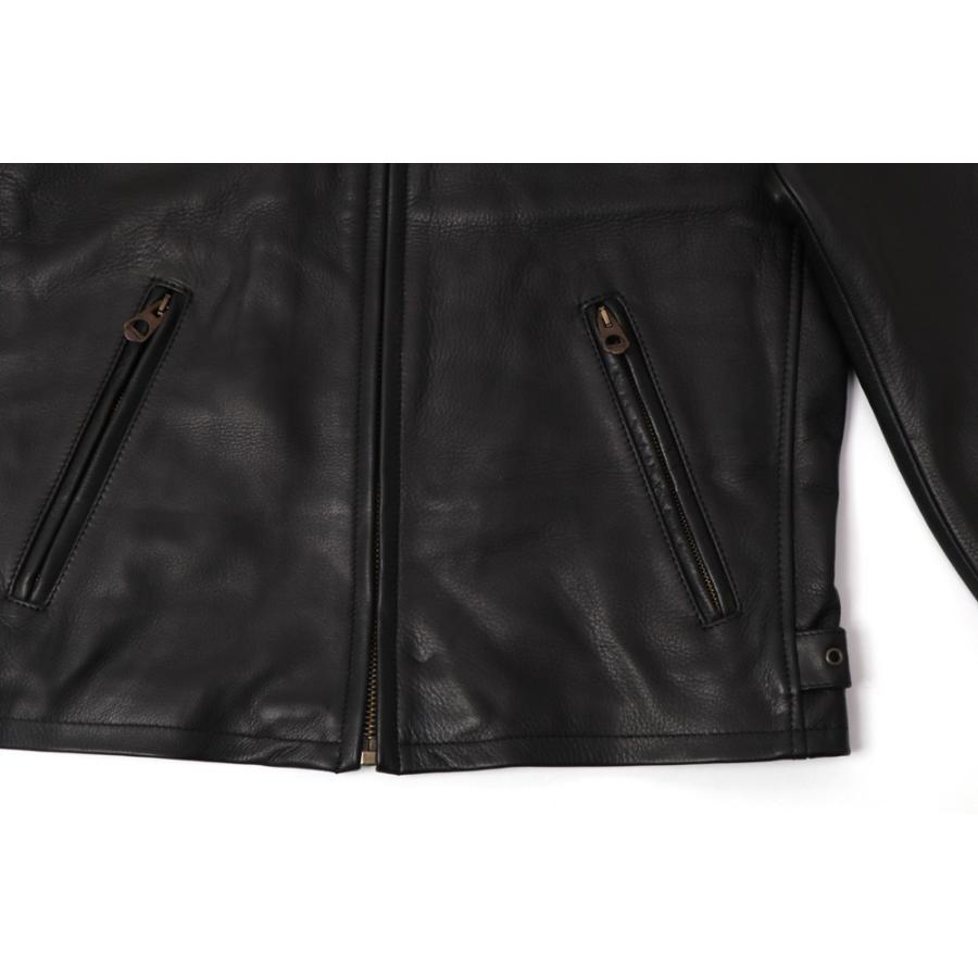 SHANGRI-LA HERITAGE シャングリラ ヘリテージ ファーカラー VARENNE  レザージャケット BLACK BROWN 全2色 MADE IN ITALYの画像
