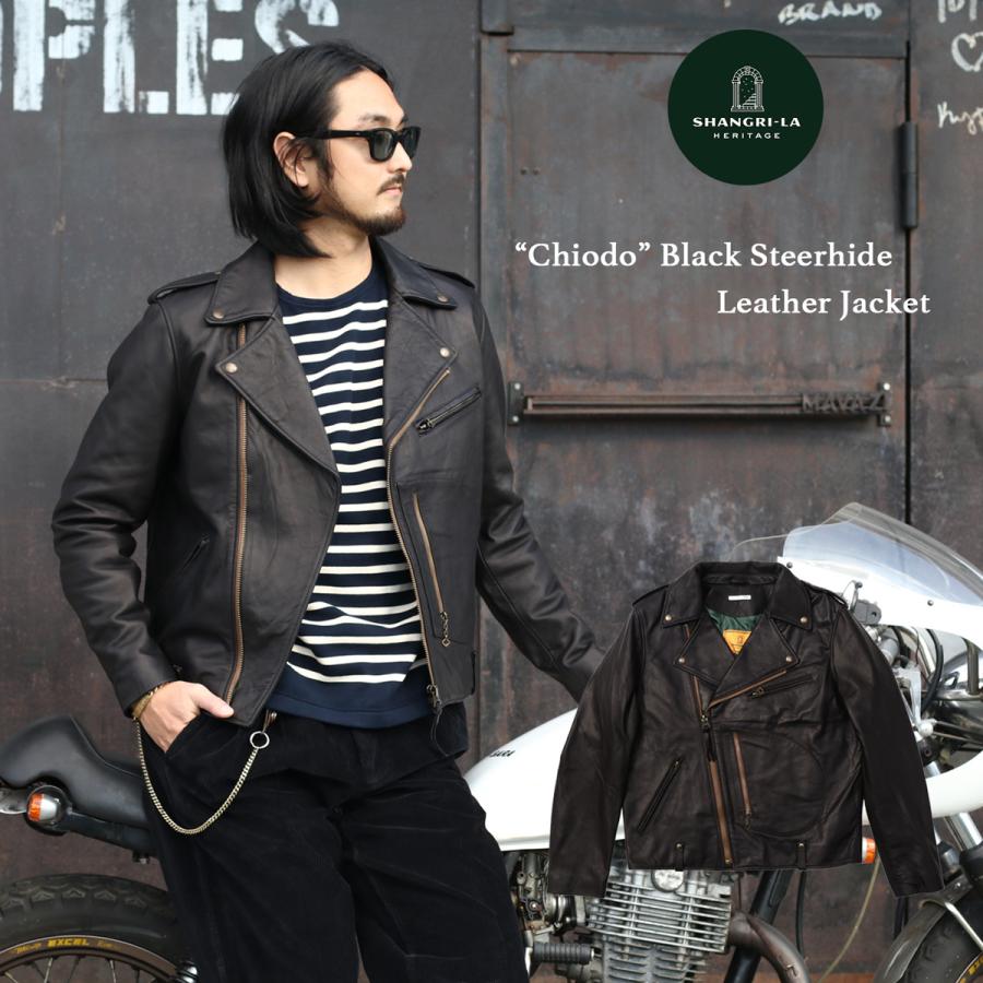 SHANGRI-LA HERITAGE シャングリラ ヘリテージ “Chiodo” Black