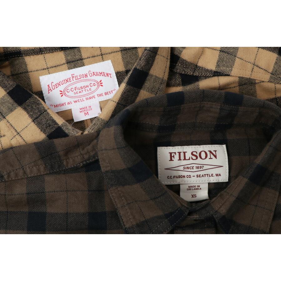FILSON フィルソン 長袖アラスカンガイドシャツ ネルシャツ 長袖