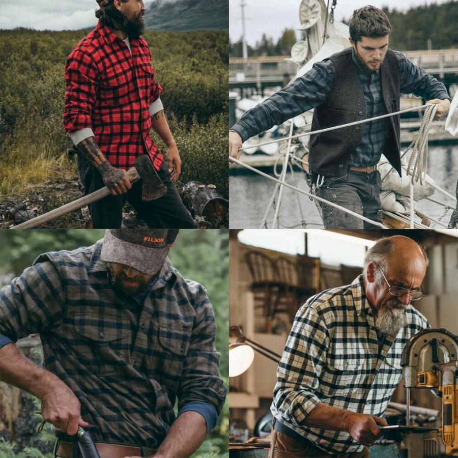 FILSON フィルソン 長袖アラスカンガイドシャツ ネルシャツ 長袖 FILSON フィルソン 長袖アラスカンガイドシャツ ネルシャツ 長袖