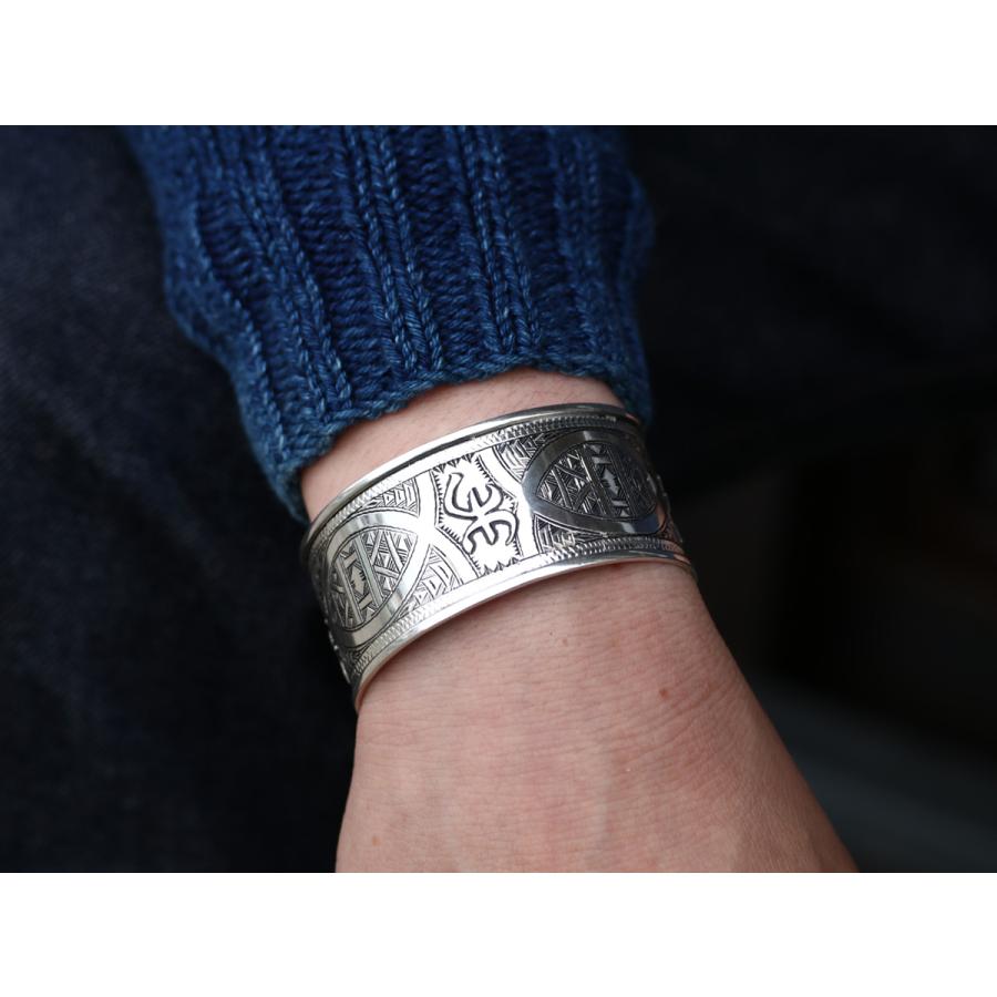 Touareg Silver Jewelry トゥアレグシルバージュエリー WIDE BANGLE