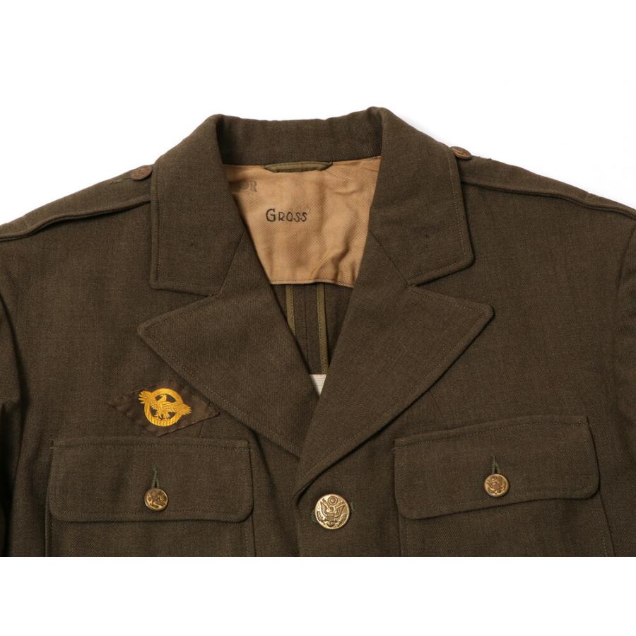 1940's US ARMY OFFICER JACKET  オフィサージャケット チノタイ付き アメリカ陸軍 送料無料｜mavazishopping｜04