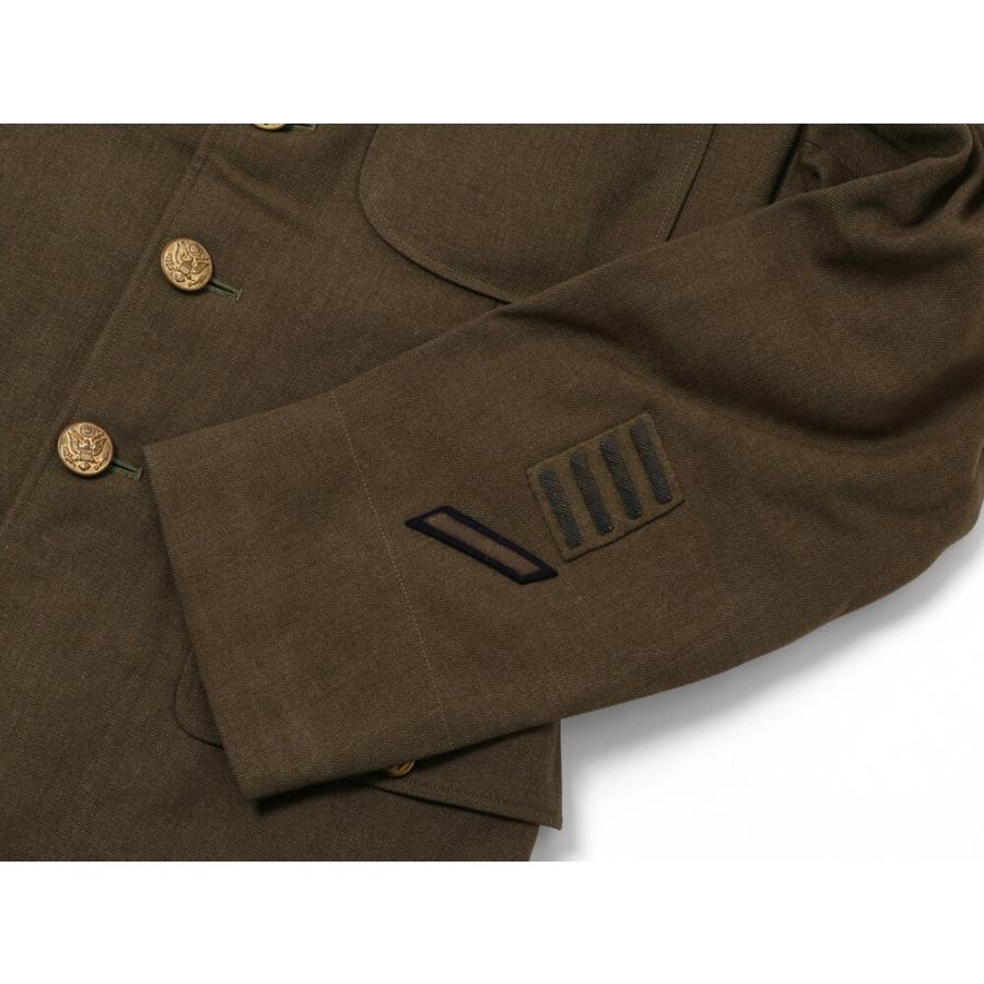 1940's US ARMY OFFICER JACKET  オフィサージャケット チノタイ付き アメリカ陸軍 送料無料｜mavazishopping｜07