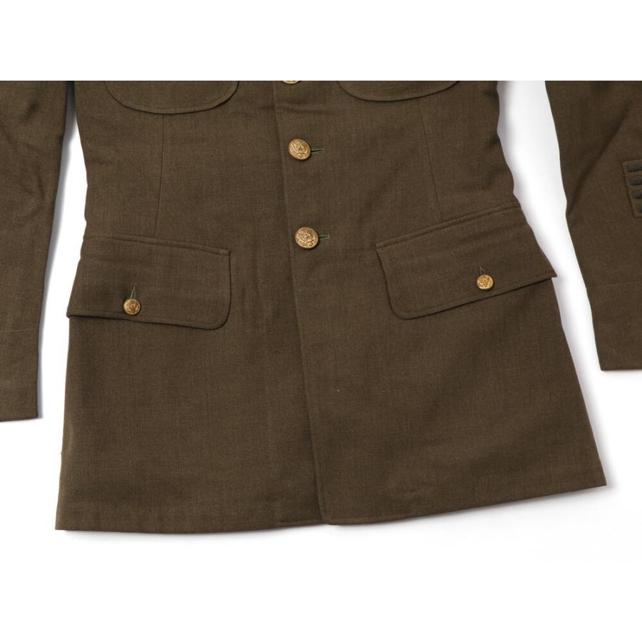 1940's US ARMY OFFICER JACKET  オフィサージャケット チノタイ付き アメリカ陸軍 送料無料｜mavazishopping｜08