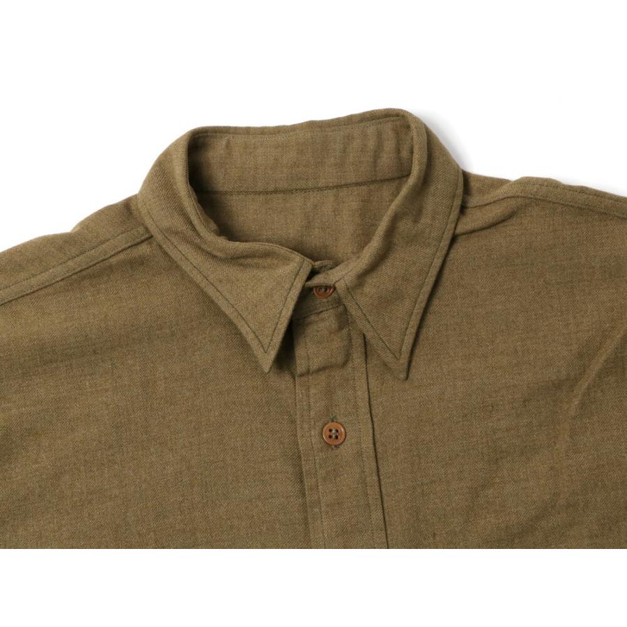 VINTAGE 1940's US ARMY WOOL SHIRTS ウールシャツ パッチ付き VINTAGE 1940's US ARMY WOOL SHIRTS ウールシャツ パッチ付き