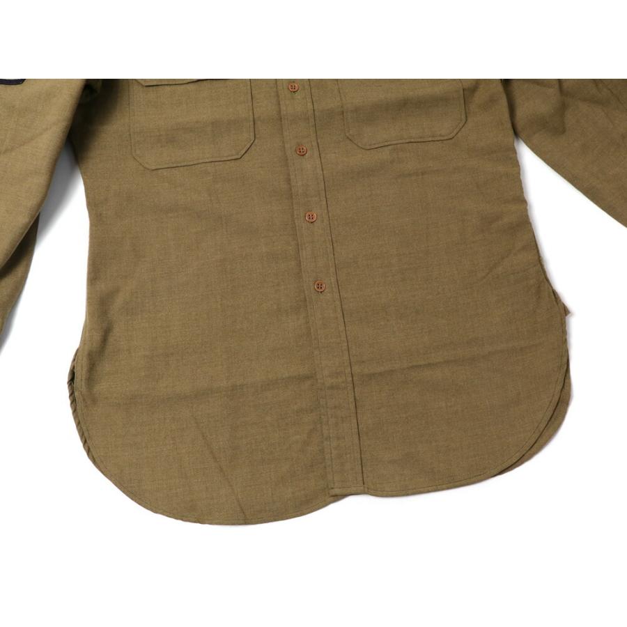 VINTAGE 1940's US ARMY WOOL SHIRTS ウールシャツ パッチ付き