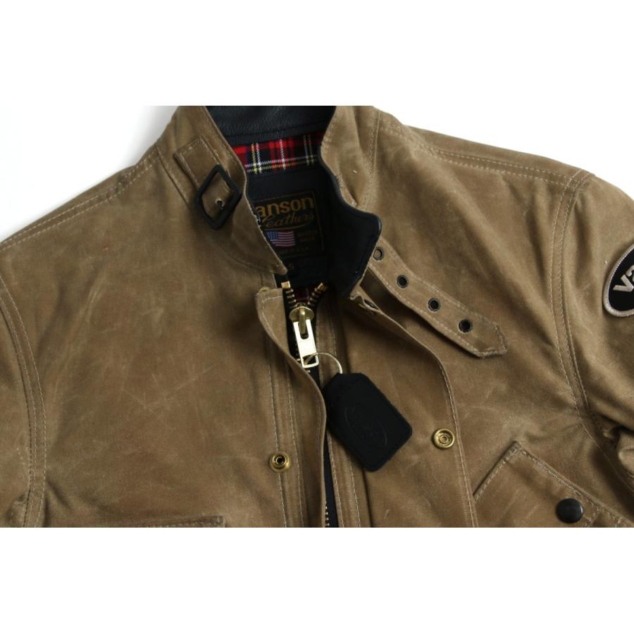 VANSON（バンソン） ストーマートライアル ジャケット ワックス