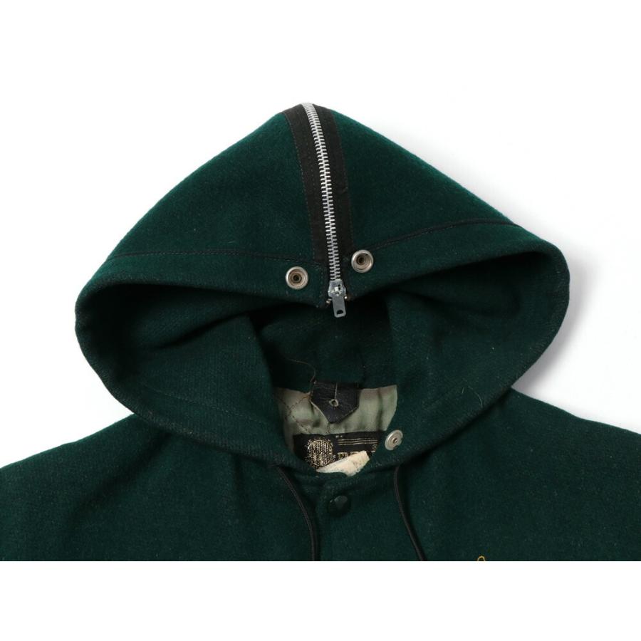 60~70年代ディーエンスタジアムジャケット 古着 70年代 STEVE'S SPORT DEN 襟付き ウールスタジャン アワード