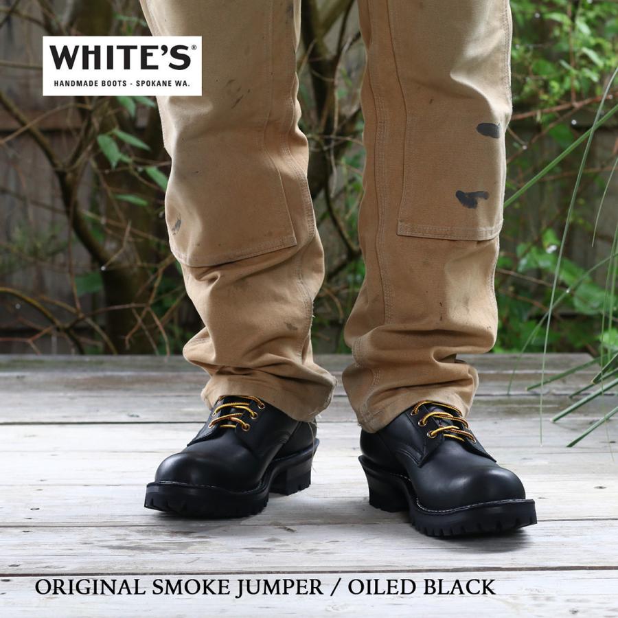 SMOKE JUMPER WHITE'S BOOTS ホワイツブーツ ORIGINAL / OILED BLACK
