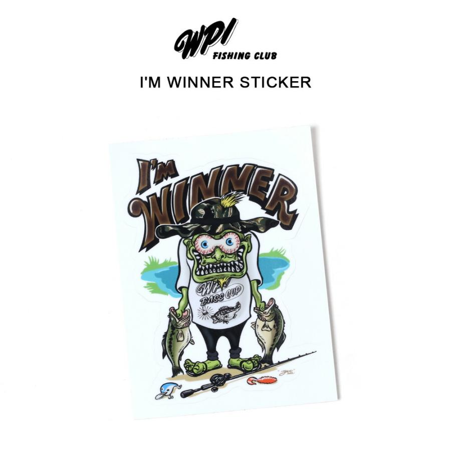 【メール便配送】 WPI FISHING CLUB BASS CUP 2022 SUMMER Vol,1 I'M WINNER STICKER ...