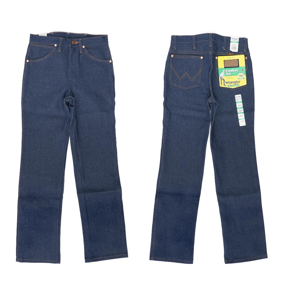Wrangler 裾上げ無料 936 スリムフィット デニムパンツ リジット