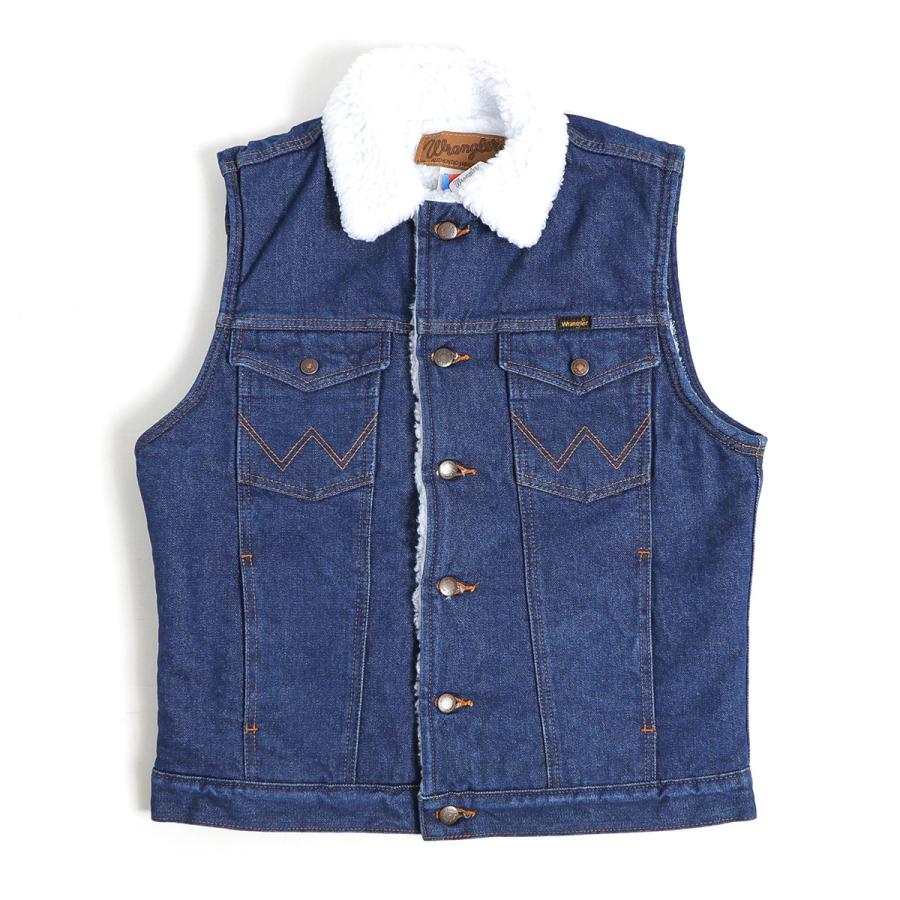 Wrangler（ラングラー） デニムボアベスト デニムベスト USA企画 US