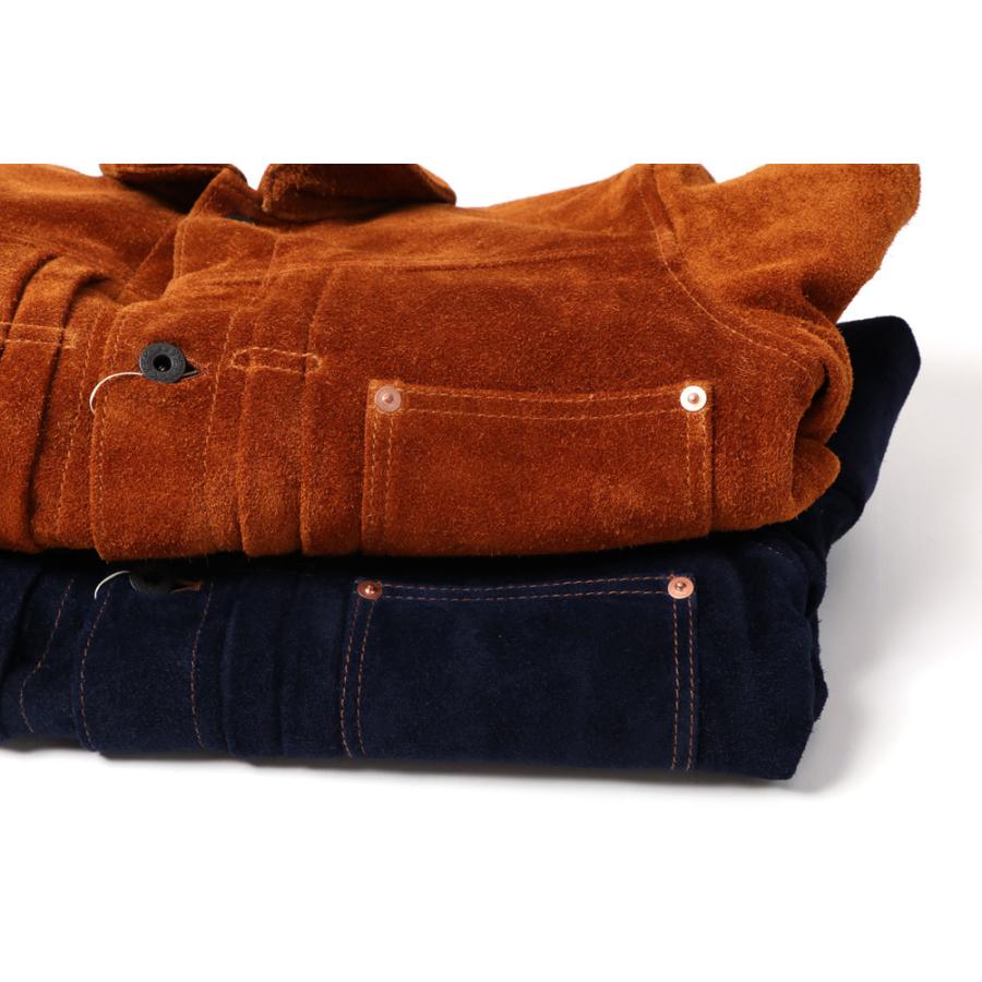 スエードレザージャケット Mo-LAWS レザージャケット メンズ スウェード スエード 本革