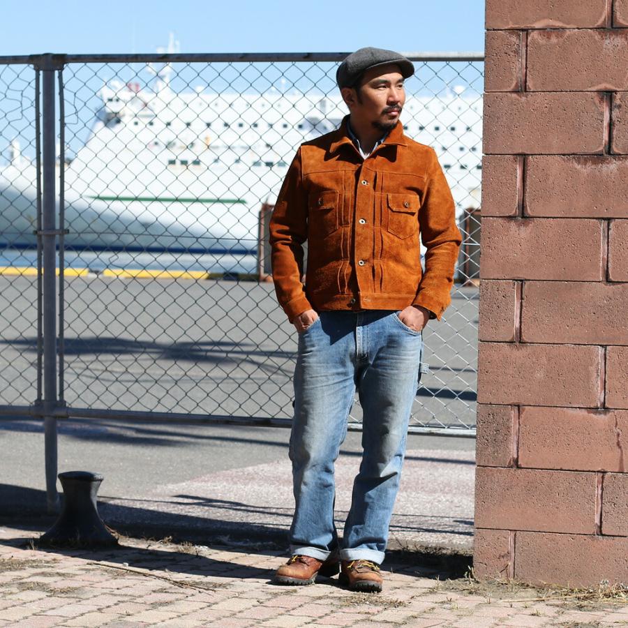 Y'2 LEATHER ワイツーレザー STEER SUEDE 2nd Type Gジャン 別注 Y'2 LEATHER ワイツーレザー STEER SUEDE 2nd Type Gジャン 別注
