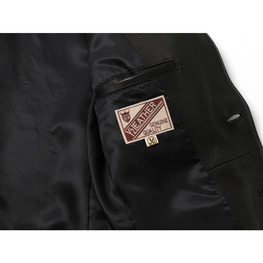 Y'2 LEATHER ワイツーレザー DEER SKIN 2BUTTON JACKET DJ-22 鹿 Y'2 LEATHER ワイツーレザー DEER SKIN 2BUTTON JACKET DJ-22 鹿