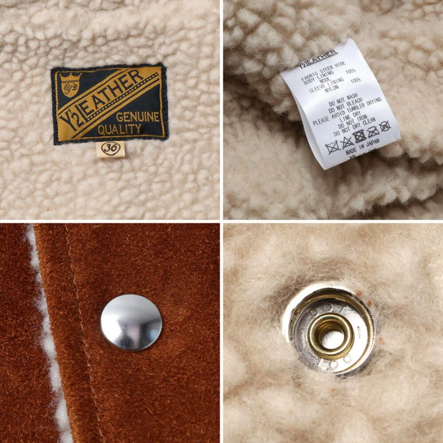 Y'2 LEATHER ワイツーレザー WJ-02 STEER SUEDE RANCH COAT Y'2 LEATHER ワイツーレザー WJ-02 STEER SUEDE RANCH COAT