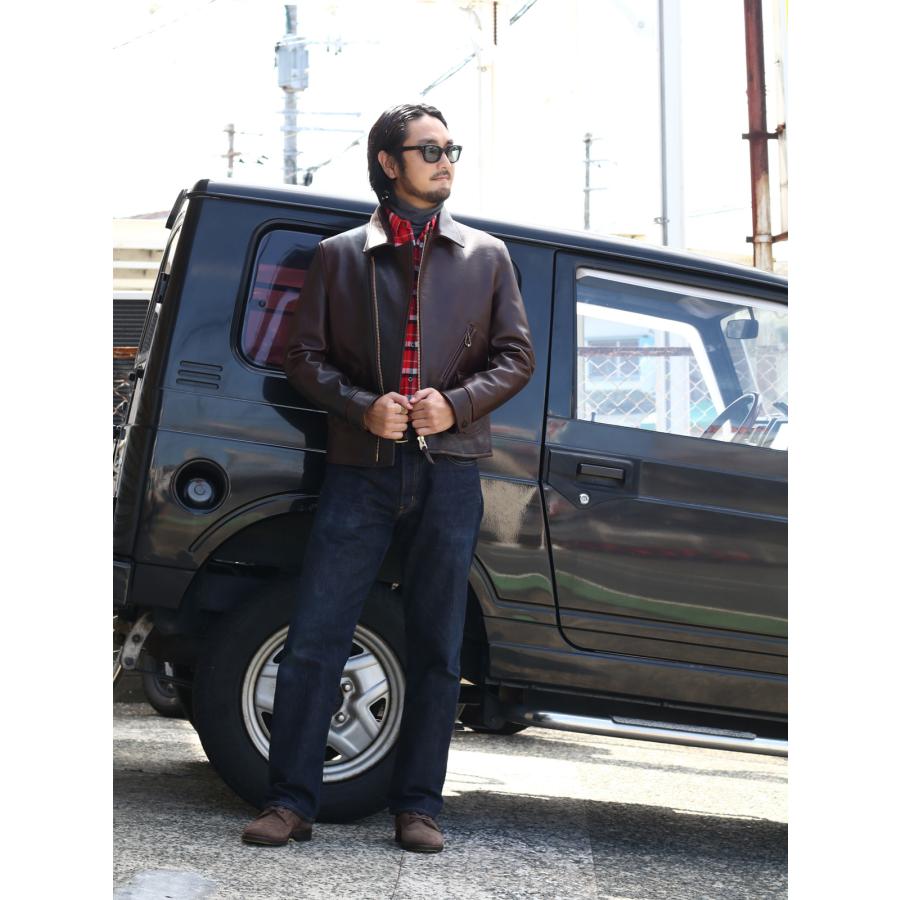 ダブルライダースジャケット Y’2レザー Y'2 LEATHER ワイツーレザー HR-55 VINTAGE HORSE（ホースハイド）D