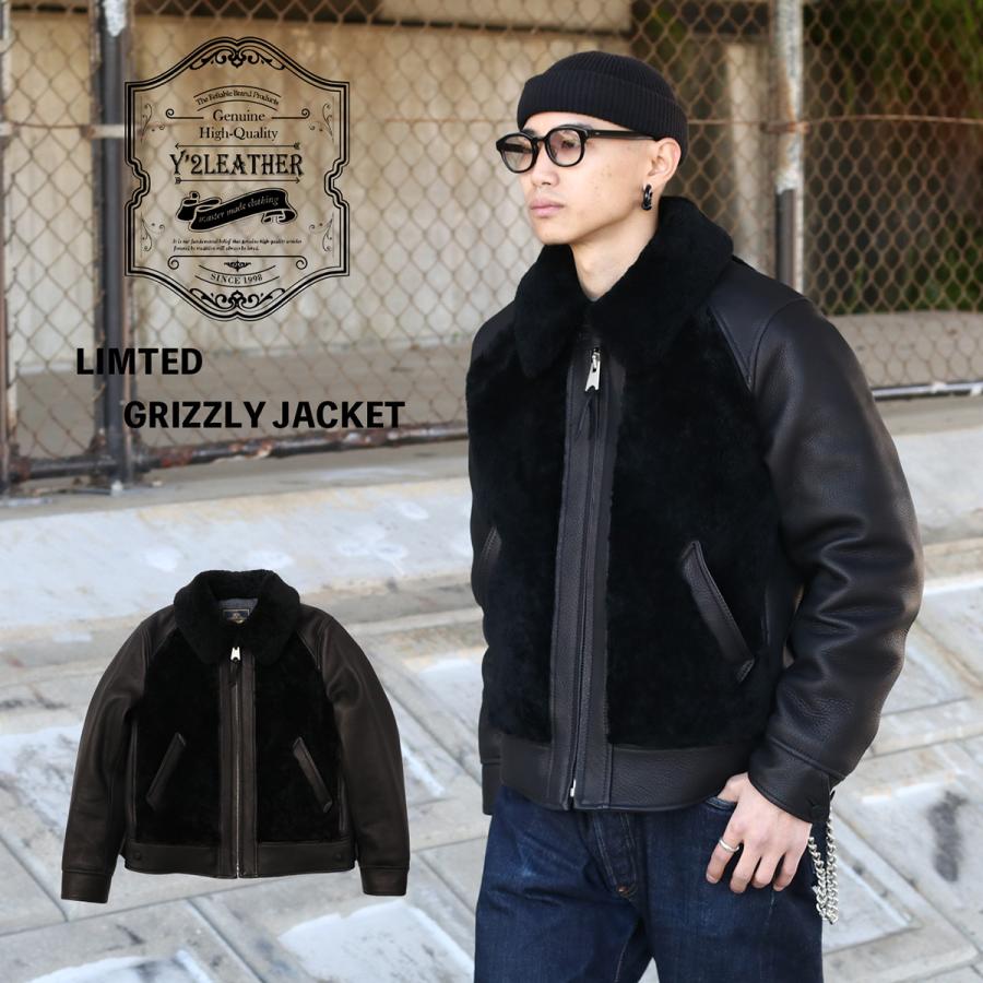 Y'2 LEATHER ワイツーレザー LIMITED GRIZZLY JACKET グリズリー