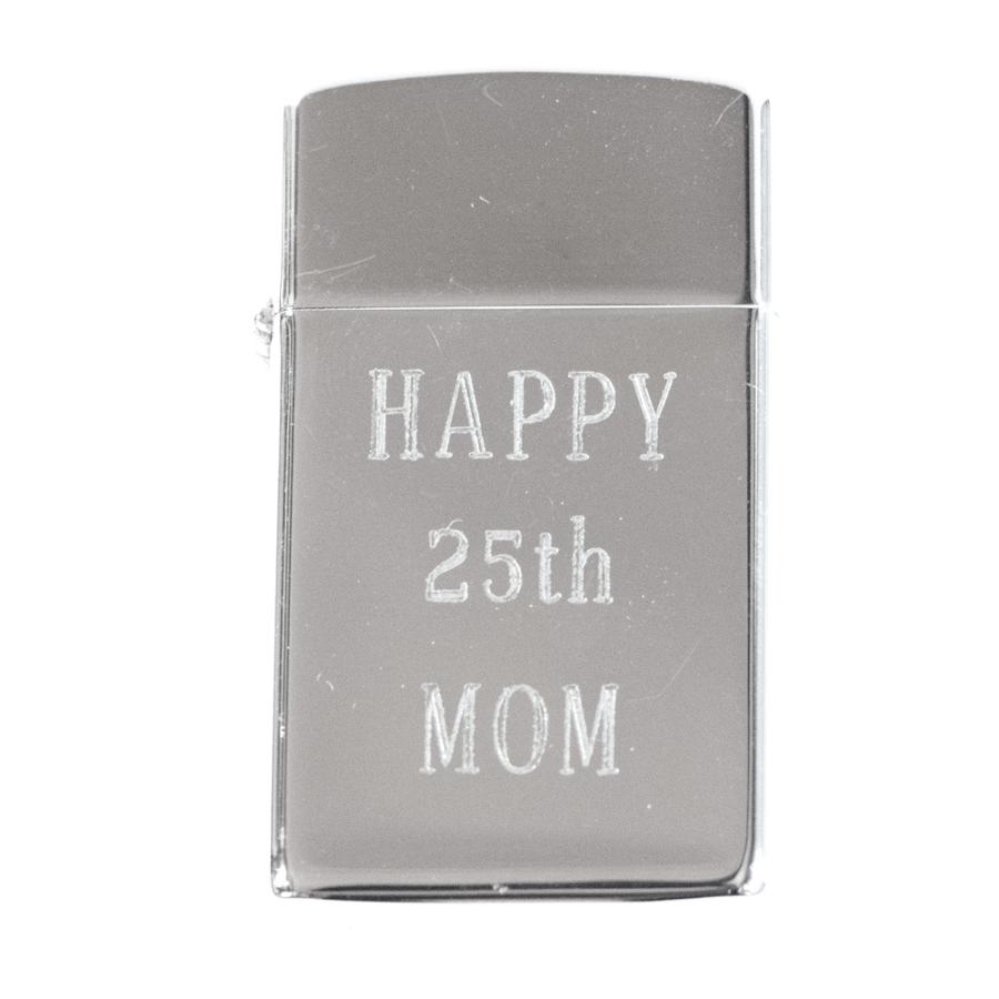 ZIPPO（ジッポー） ヴィンテージ スリムオイルライター HAPPY 25th MOM