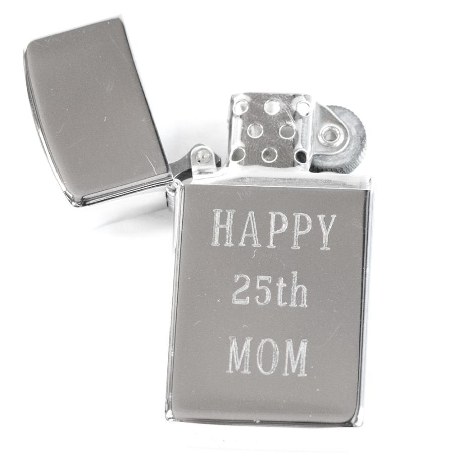 ZIPPO（ジッポー） ヴィンテージ スリムオイルライター HAPPY 25th MOM