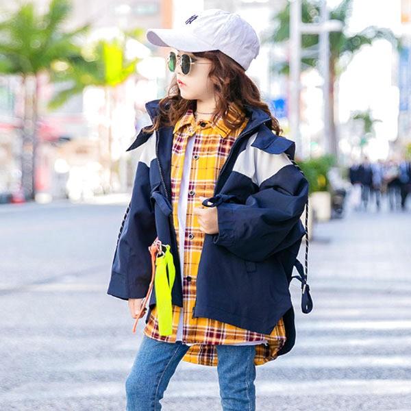 キッズ 子供服 女の子 海外ブランド シンプルオーバーブレーカー Mv1586 Mavelous 通販 Yahoo ショッピング
