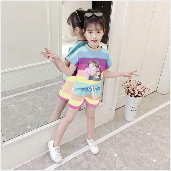 キッズ 子供服 女の子 海外ブランド バブルガムレインボーセットアップ Mv1801 Mavelous 通販 Yahoo ショッピング