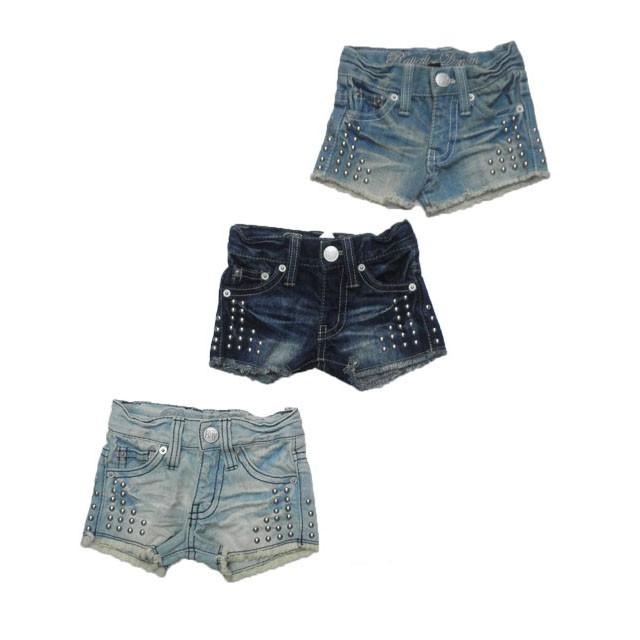 激安セール キッズ 子供服 女の子 パンツ ショートパンツ レイアリス スタッズショートパンツ Mv608 Mavelous 通販 Yahoo ショッピング